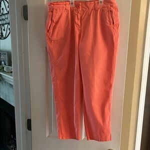 crown & ivy Coral Straight-Leg Pants